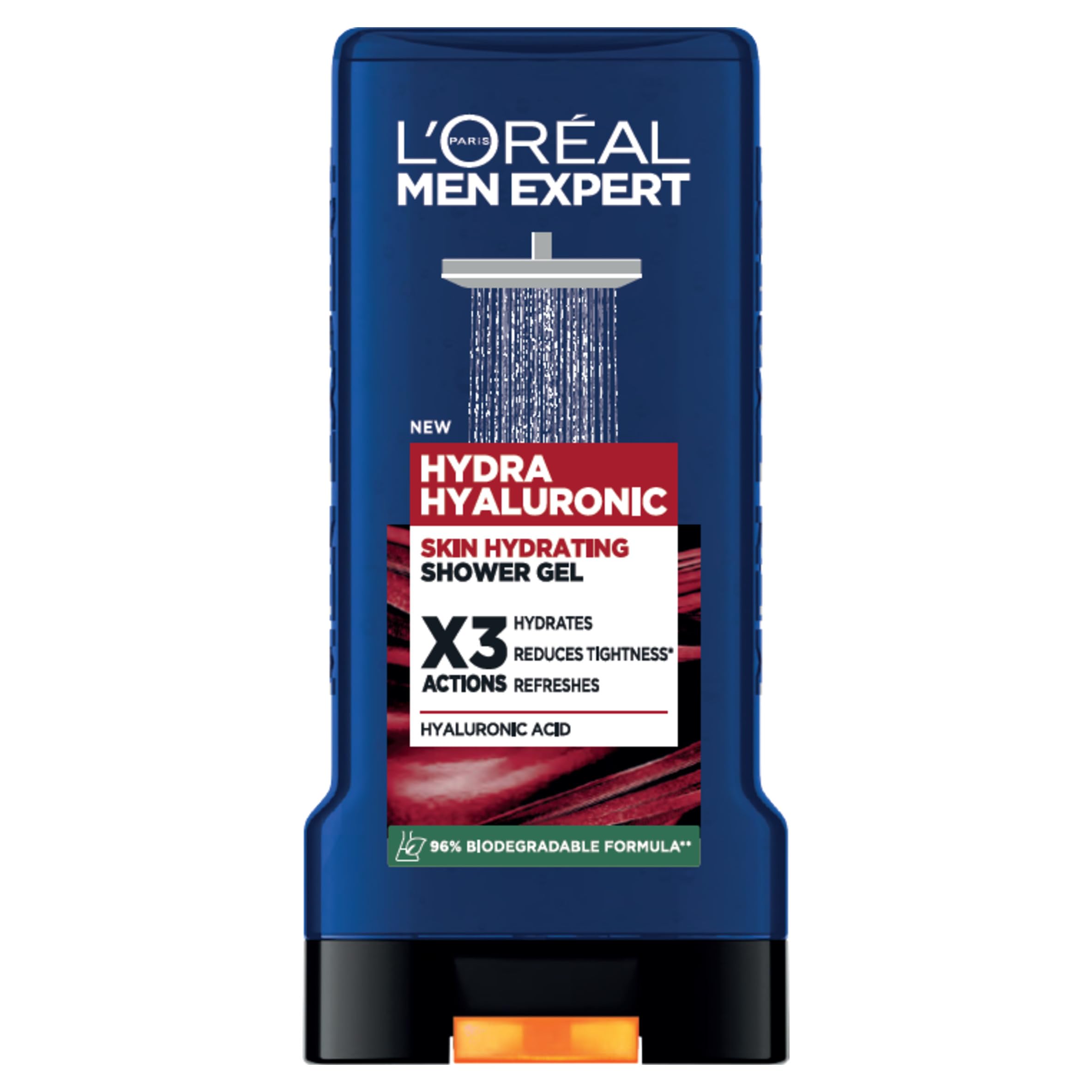 Loreal Men Shower Gel 300ml - Hydra Hyaluronic Skin Hydrating